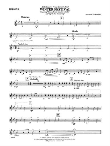 Winter Festival: 1st F Horn