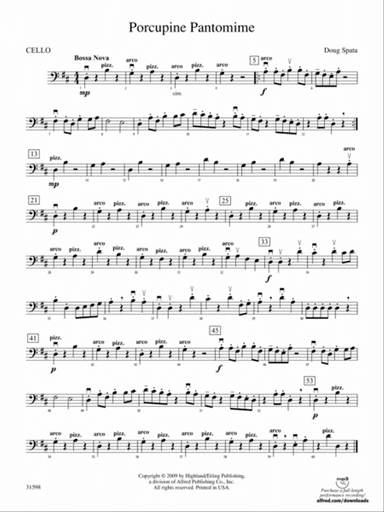Porcupine Pantomime: Cello