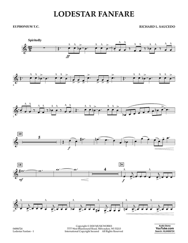 Lodestar Fanfare - Euphonium T.C.