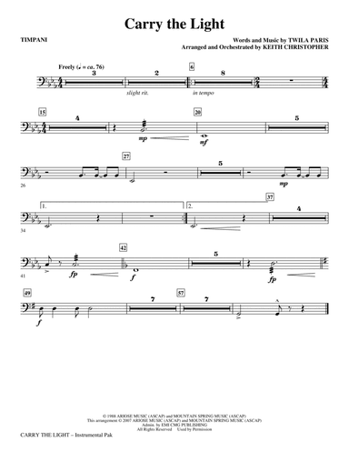 Carry The Light - Timpani