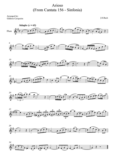 Arioso (From Cantata 156 - Sinfonia)