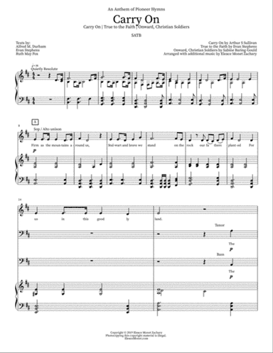 Carry On (An Anthem of Pioneer Songs)