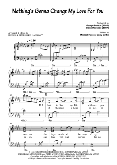 Nothing's Gonna Change My Love For You