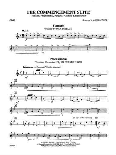 Commencement Suite: Oboe