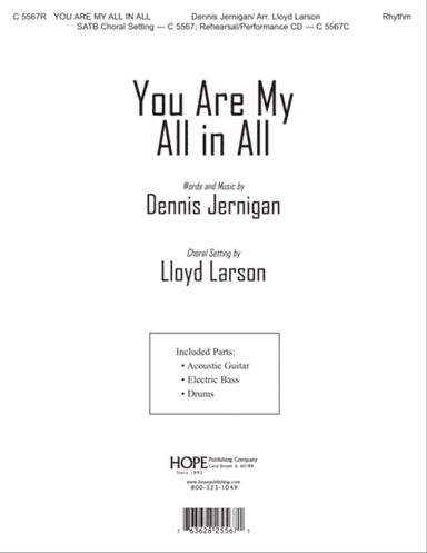 You Are My All in All