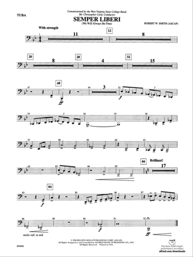 Semper Liberi (We Will Always Be Free): Tuba