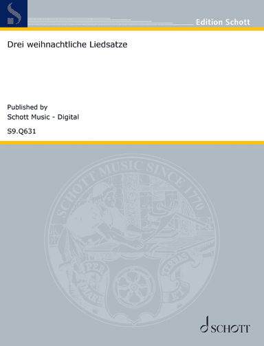 Drei weihnachtliche Liedsätze