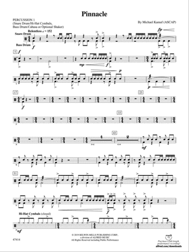 Pinnacle: 1st Percussion