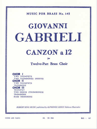 Canzon A 12 (ensemble-brass 8 Or More)