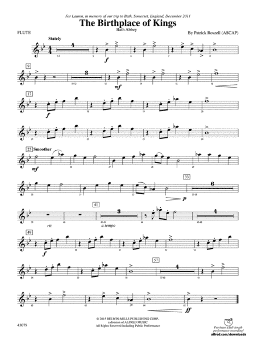 The Birthplace of Kings: Flute