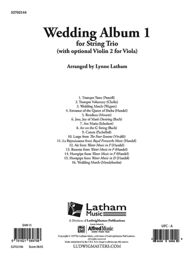 Wedding Album 1 - String Trio