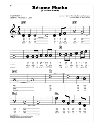 Besame Mucho (Kiss Me Much)