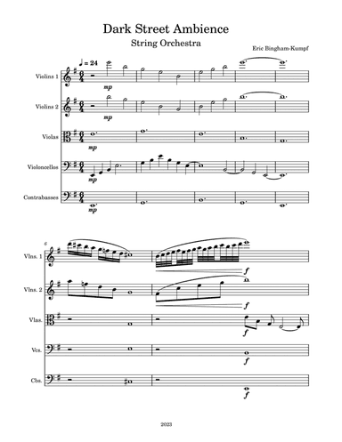 Dark Street Ambience