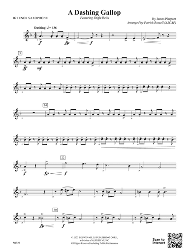 A Dashing Gallop: B-flat Tenor Saxophone