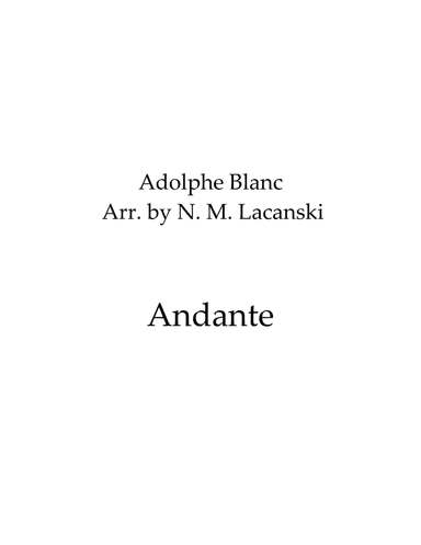 Andante
