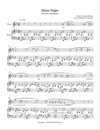 Silent Night - Oboe Solo