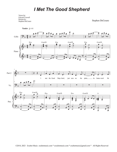 I Met The Good Shepherd (2-part choir)