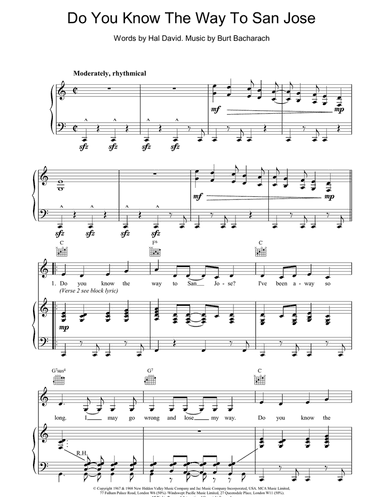 Do You Know The Way To San Jose