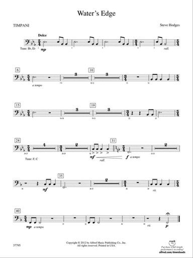 Water's Edge: Timpani