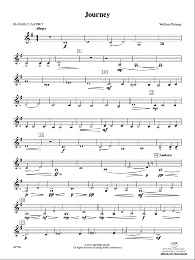 Journey: B-flat Bass Clarinet