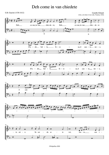 Deh come in van chiedete