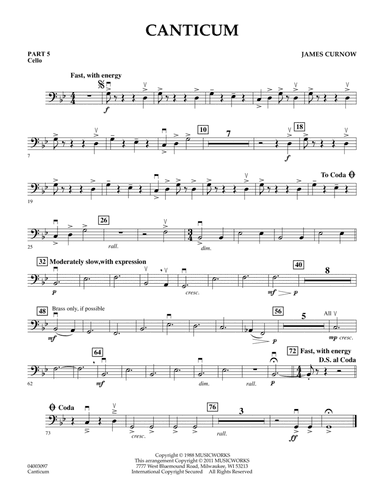 Canticum - Pt.5 - Cello