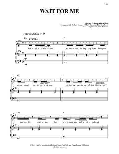 Wait For Me (from Hadestown)