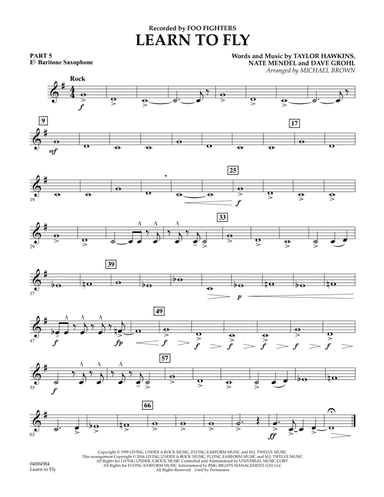 Learn to Fly - Pt.5 - Eb Baritone Saxophone