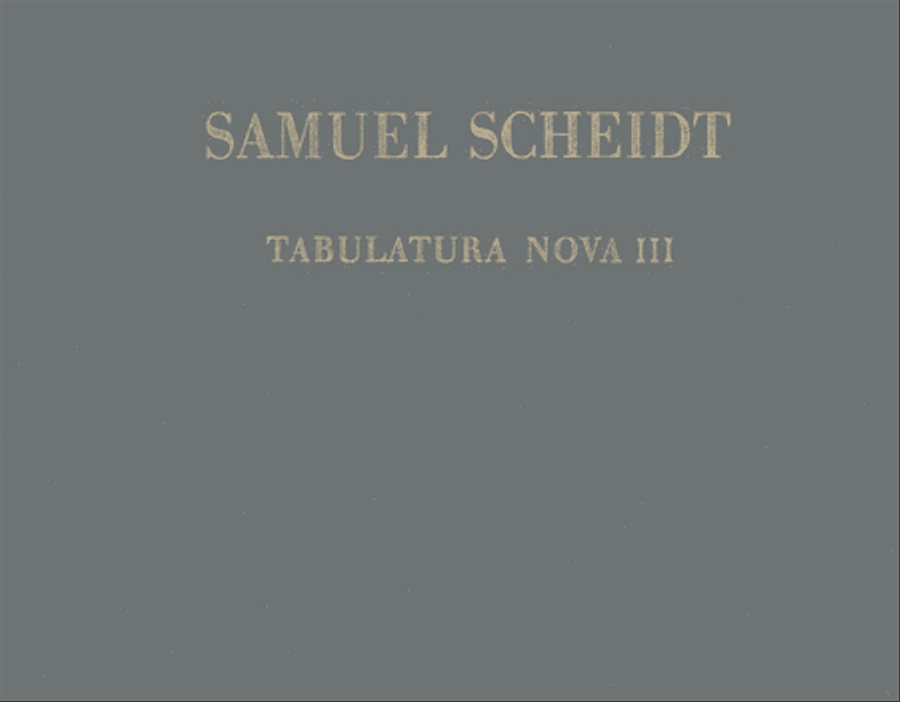 Complete Works of Samuel Scheidt