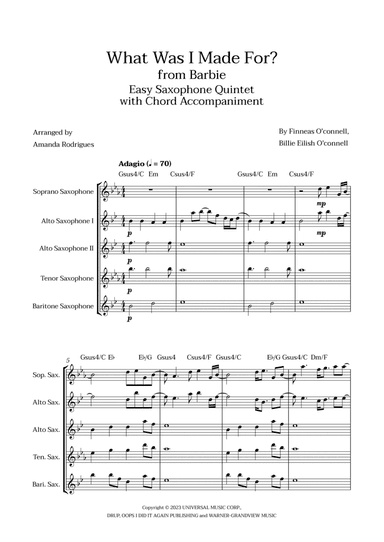 What Was I Made For?