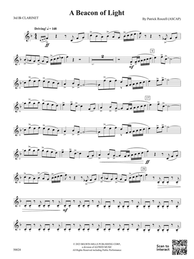A Beacon of Light: 3rd B-flat Clarinet