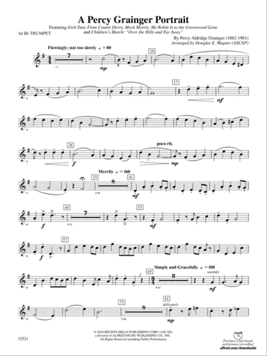 A Percy Grainger Portrait: 1st B-flat Trumpet