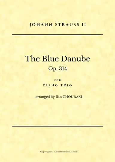 The Blue Danube - Piano Trio