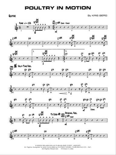 Poultry in Motion: Guitar