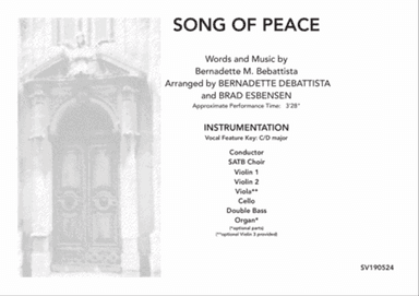 Song Of Peace