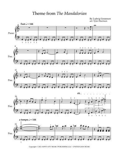 Theme From The Mandalorian