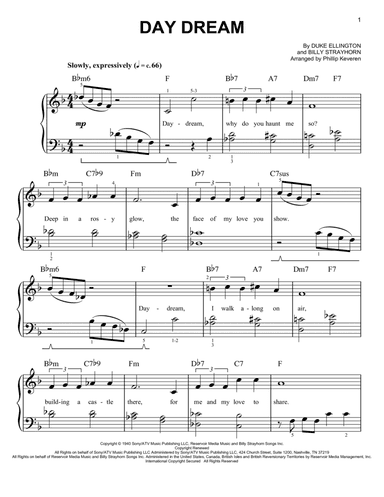 Day Dream (arr. Phillip Keveren)