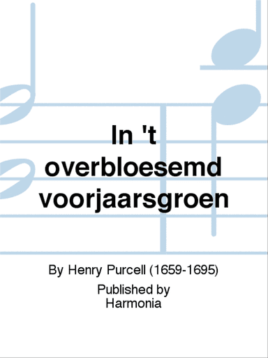 In 't overbloesemd voorjaarsgroen