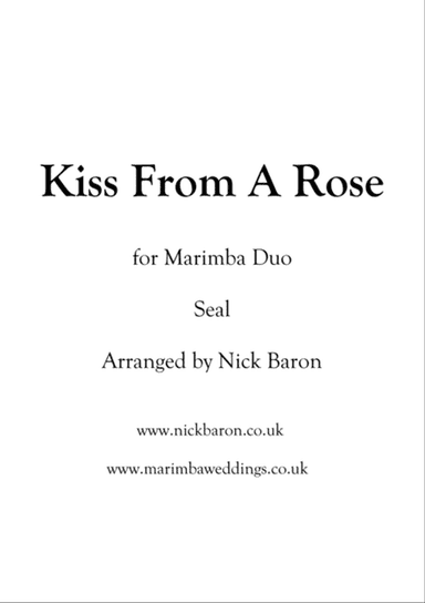 Kiss From A Rose