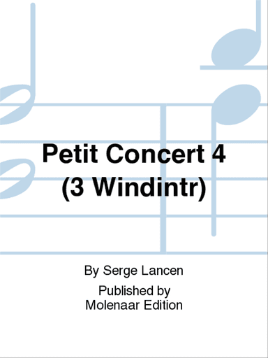 Petit Concert 4 (3 Windintr)