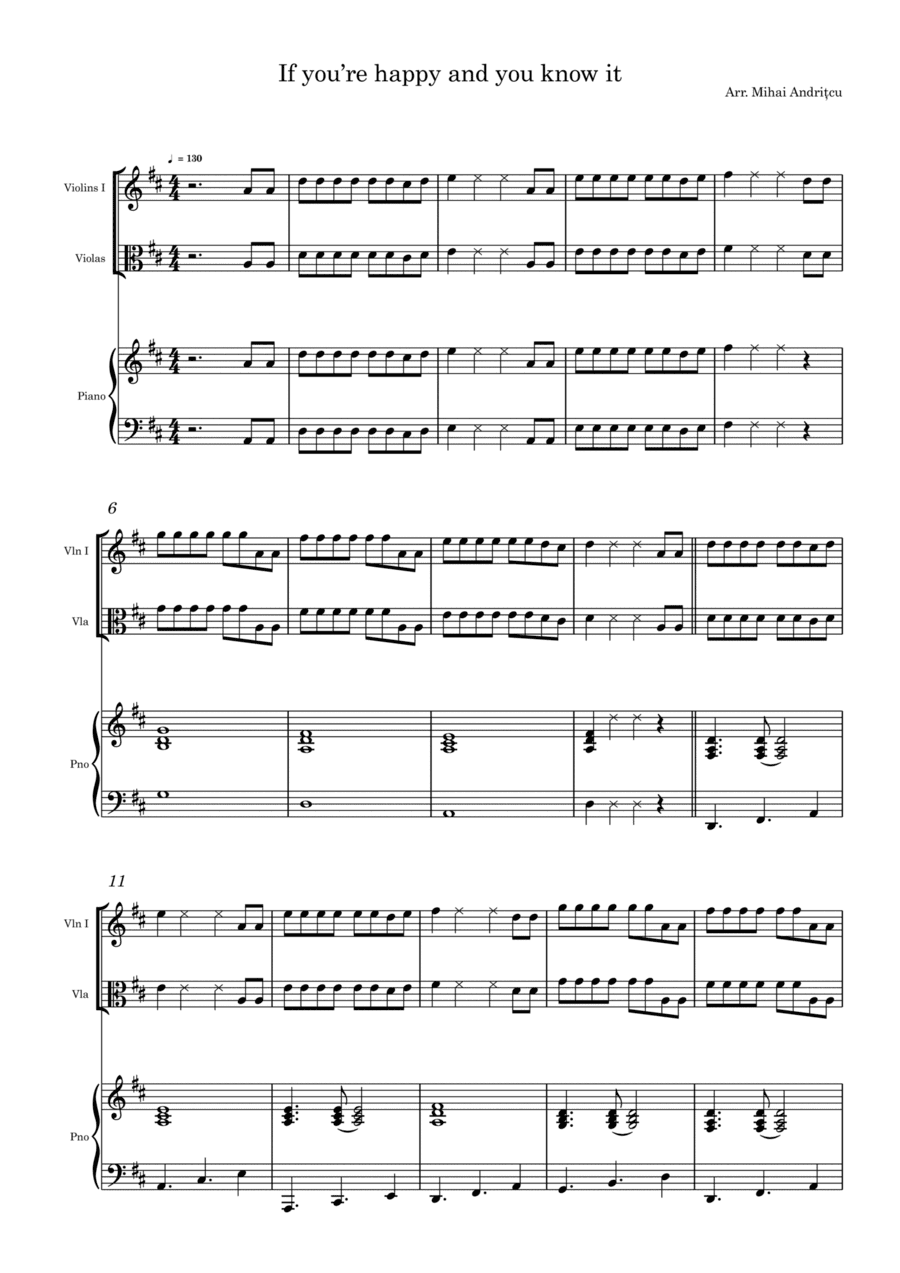 If you’re happy and you know it