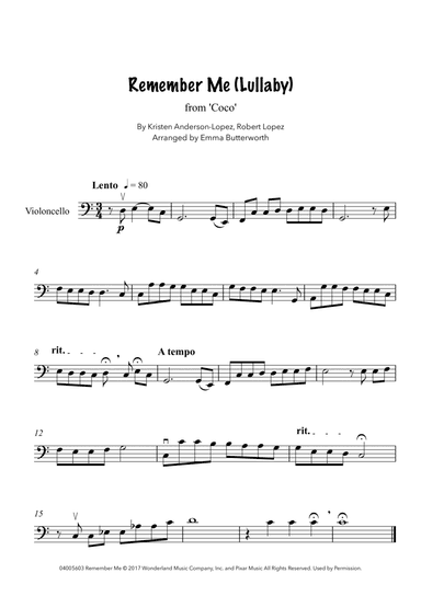 Remember Me (lullaby)