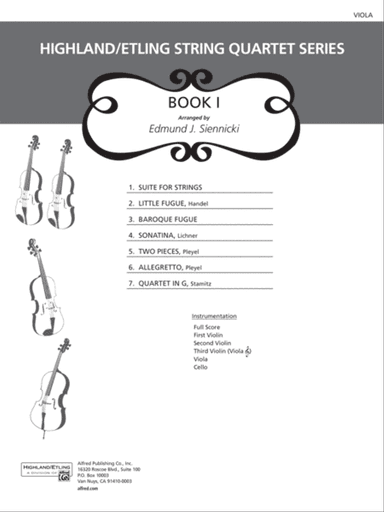 Highland/Etling String Quartet Series: Set 1: Viola