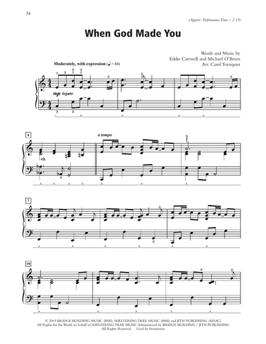 When God Made You (arr. Carol Tornquist)