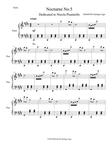 Nocturne No.5 C# Minor Op.144