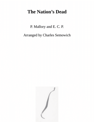 The Nation's Dead for Carillon