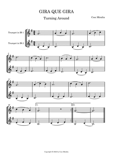 GIRA QUE GIRA Tp Duet G