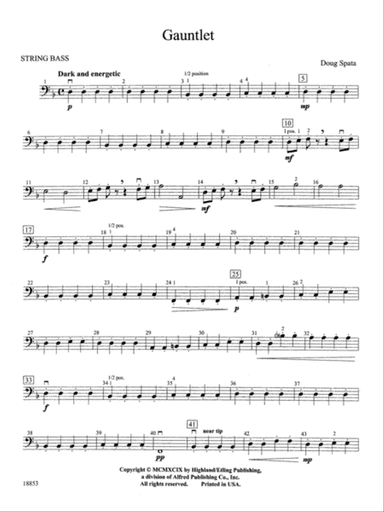 Gauntlet: String Bass