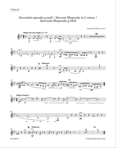 Slavonic Rhapsody in G Minor, Opus 45, No. 2
