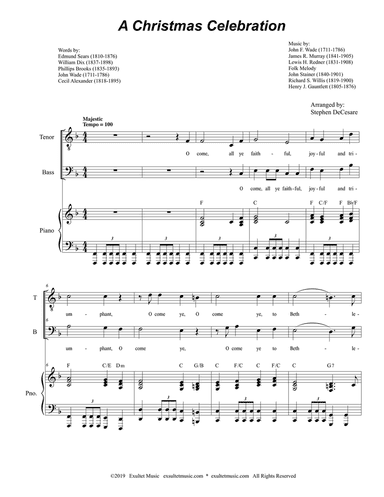 A Christmas Celebration (Duet for Tenor and Bass Solo)
